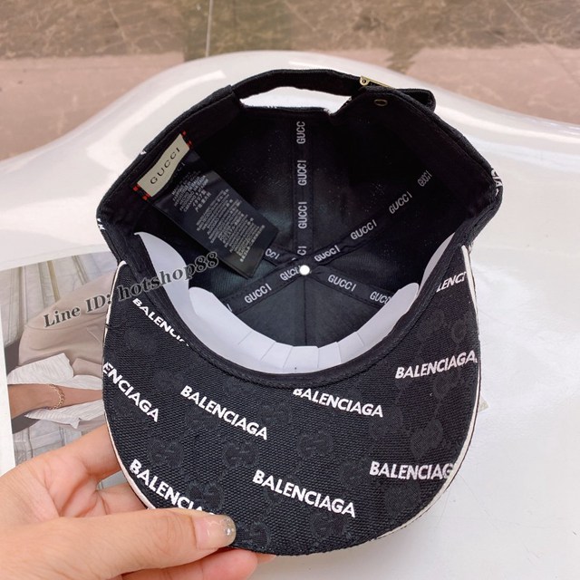 Balenciaga專櫃新款巴黎世家男女款字母logo棒球帽 mmyj3085